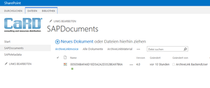 Sharepoint Archive Link
